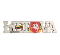 Suvenyrinis magnetas užrašas Lietuva
